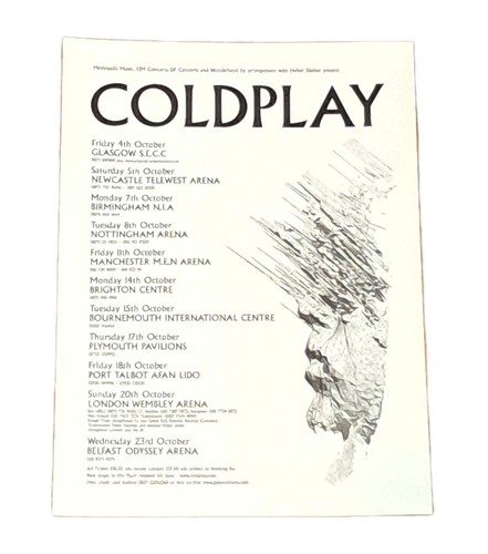 Coldplay 2002 live tour - coldplay,